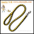 Colored weaving braided nylon rope dog leash